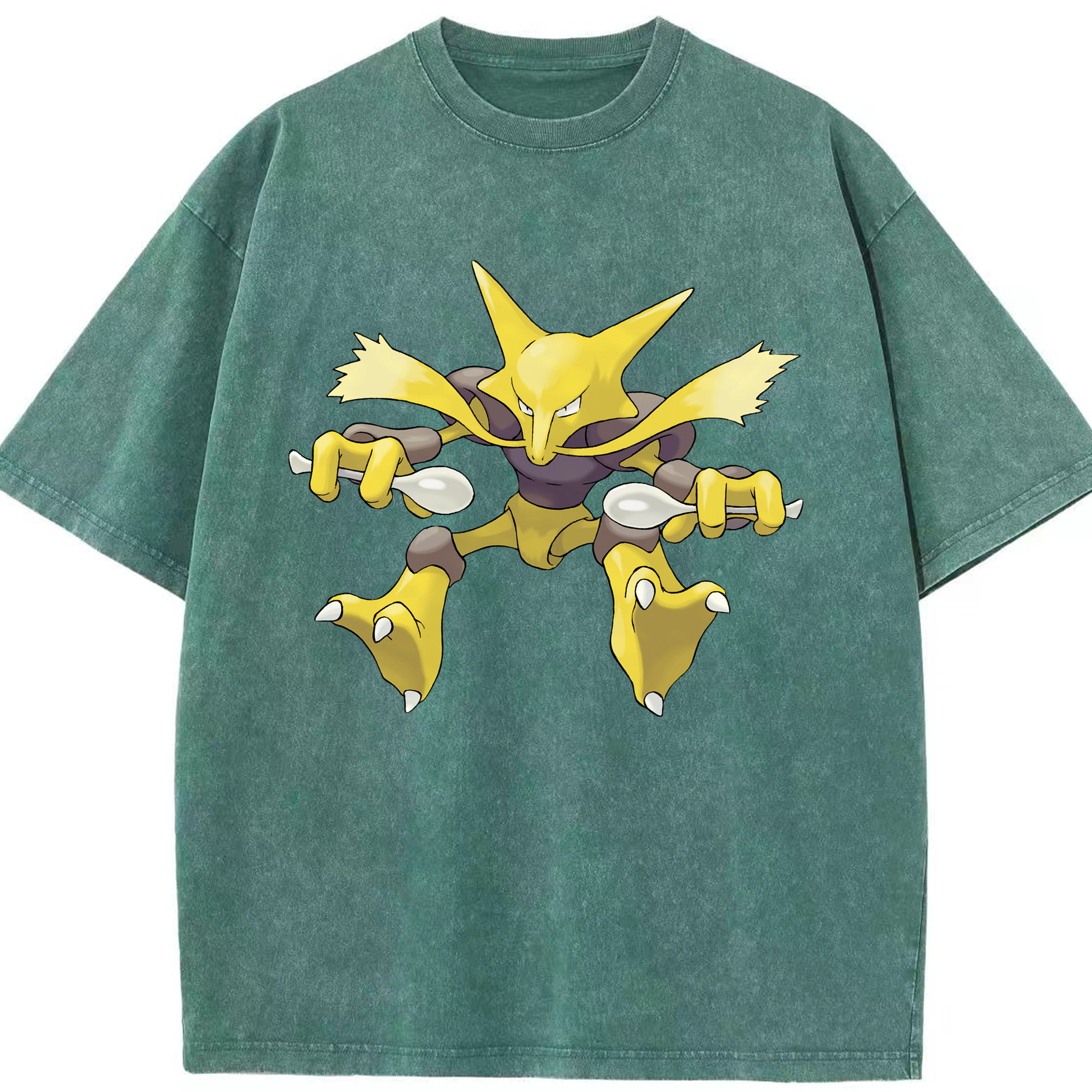 （画像用） ポケットモンスター Pokémon 綿100% ヴィンテージ風 半袖Tシャツ（フロントプリント）